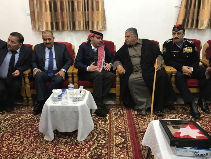 الأمير علي يعزي بالشهيد الجيزاوي (صور)