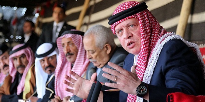 قيادات الانبار تشيد بموقف الملك الداعم