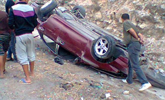 وفاة و 4 إصابات بحادث تدهور