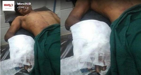 جزار يقطع يد ابنه لادمانه مشاهدة