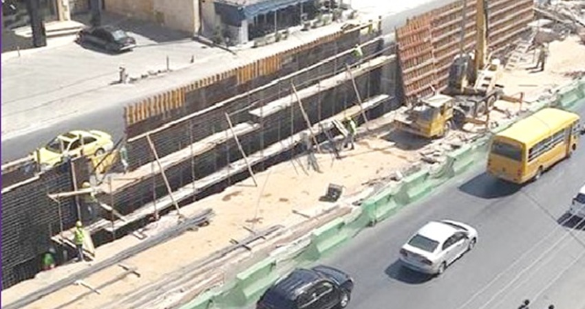 60 % نسبة الانجاز في مشروع