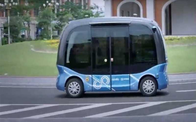 الصين تسير حافلات صغيرة ذاتية القيادة