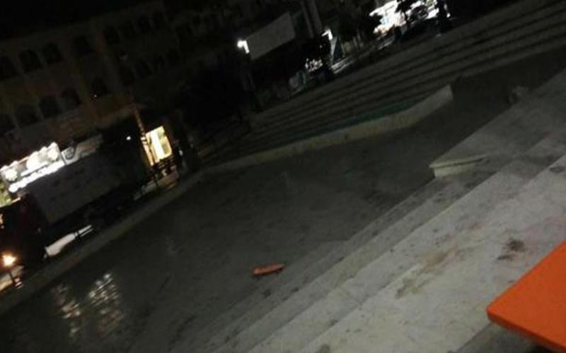 قطع الكهرباء عن ساحة البلدية في