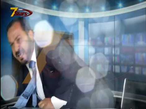بالفيديو .. شجار على الهواء بين