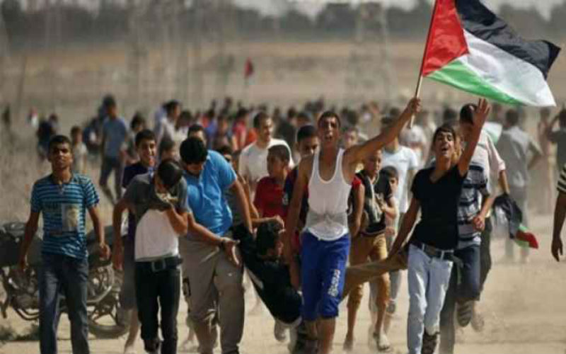 إصابة فلسطينيين برصاص الاحتلال شرق غزة