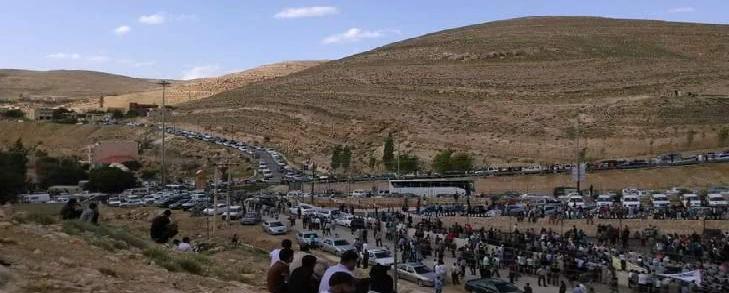 الدرك يفض احتجاج العشرات على (حجز