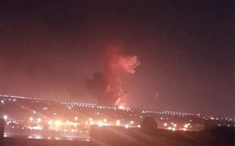 انفجار خزان وقود في منطقة مجاورة