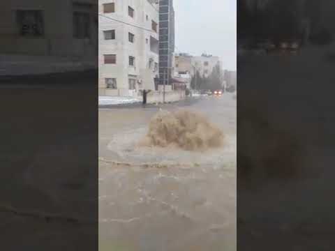 بالفيديو .. شاهد ارتفاع منسوب المياه
