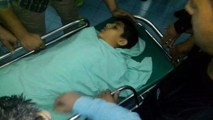 استشهاد الطفل عبد الرحمن مصطفى 13