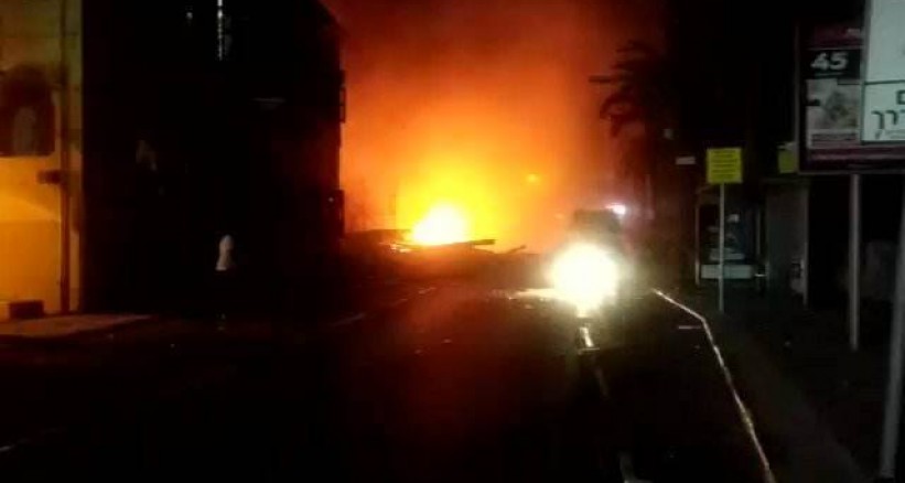 إصابة 24 إسرائيليا في انفجار ضخم