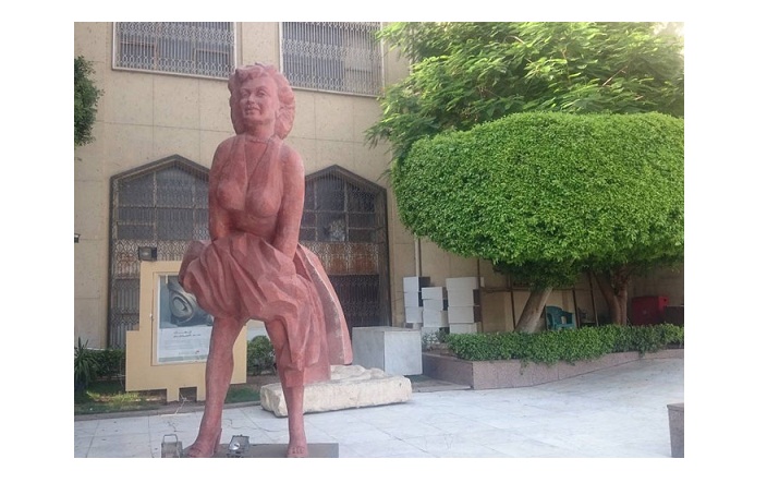 هاشتاغ اليوم: التمثال المصري لمارلين مونرو