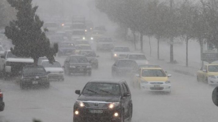 عاصفة مطرية تؤثر على المملكة اليوم