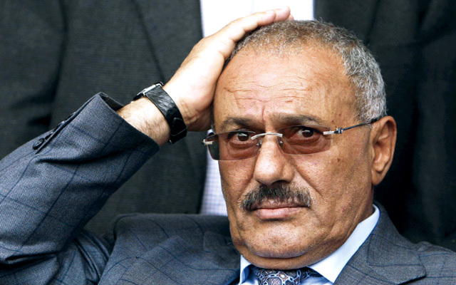 المخلوع صالح يصف الحوثيين بالأغبياء