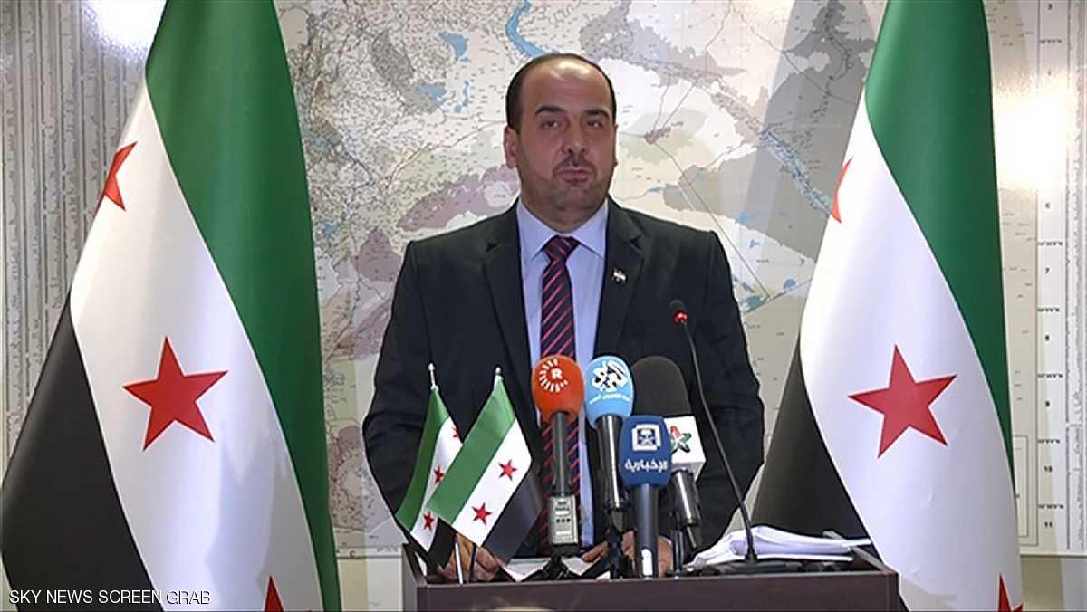نصر الحريري يقود المعارضة السورية في