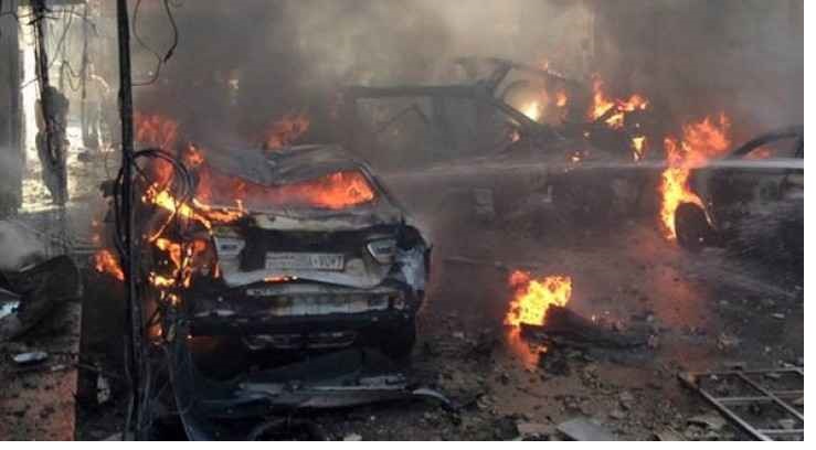 التلفزيون السوري: قتلى وجرحى بتفجير في