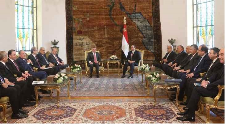 تفاصيل لقاء الملك والسيسي في القاهرة