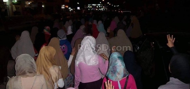 اعتقال 5 فتيات عقب انتهاء تظاهرة