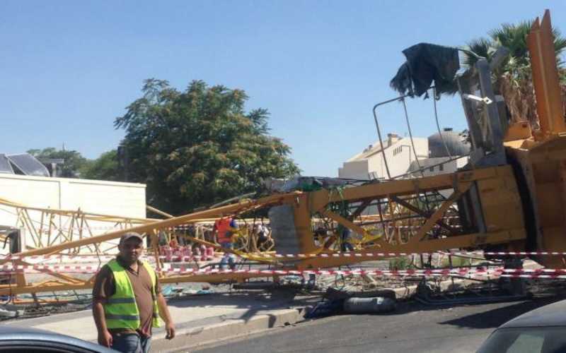 سقوط رافعة العبدلي يعطل نظام الطاقة