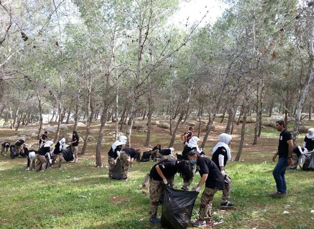 يوم تطوعي في غابة الشهيد وصفى