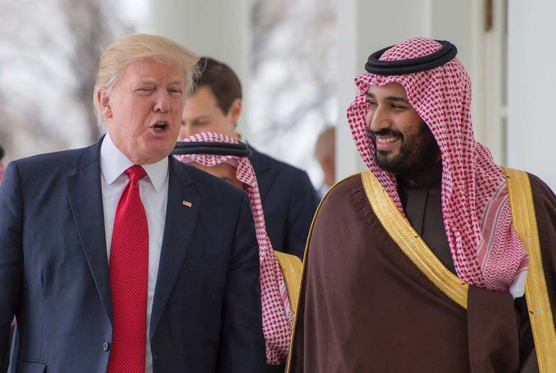 ترامب: السعودية ثرية جدا وستعطينا جزءا