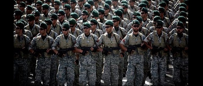 رتل كبير من حرس ايران الثوري