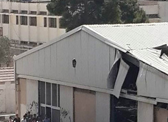 خمس اصابات في سقوط هنجر بالزرقاء