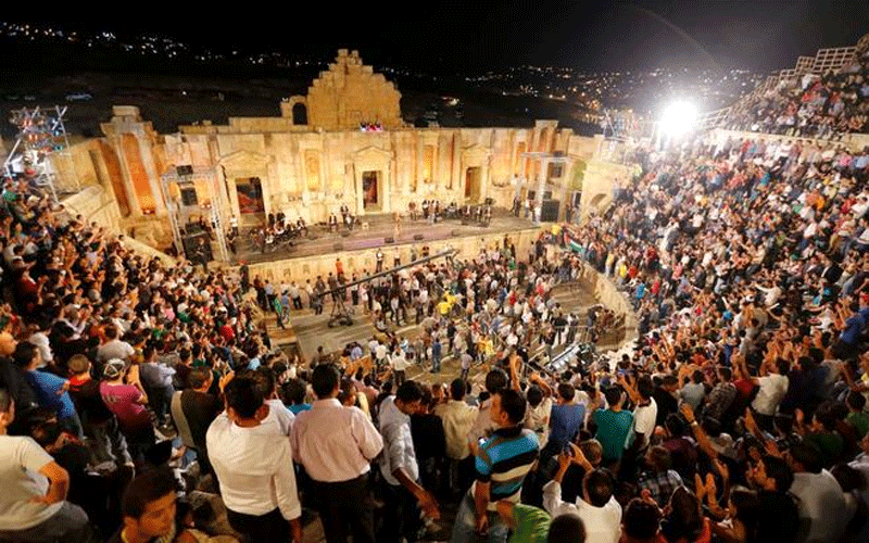 إدارة مهرجان جرش تنظم جولة للإعلميين