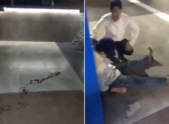 القبض على موظف طعن زمليه بعبدون