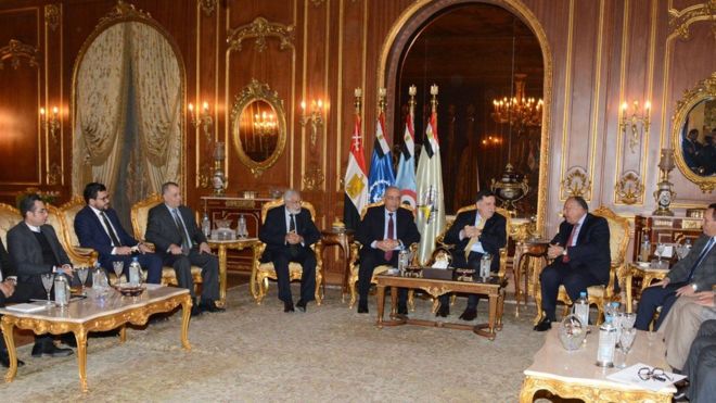 قادة ليبيون يتوصلون لاتفاق في القاهرة