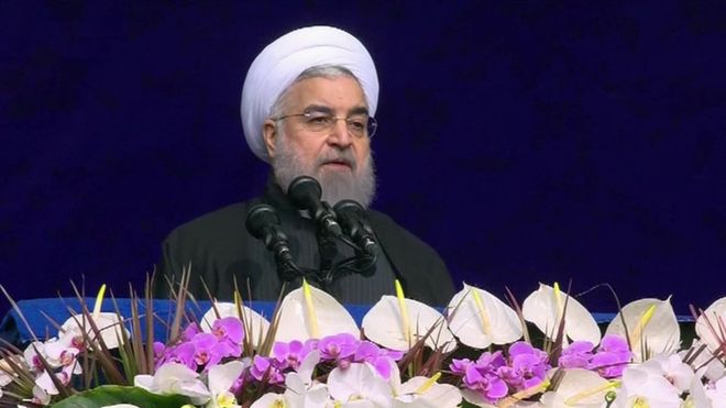 روحاني: واشنطن ستندم على استخدام لغة