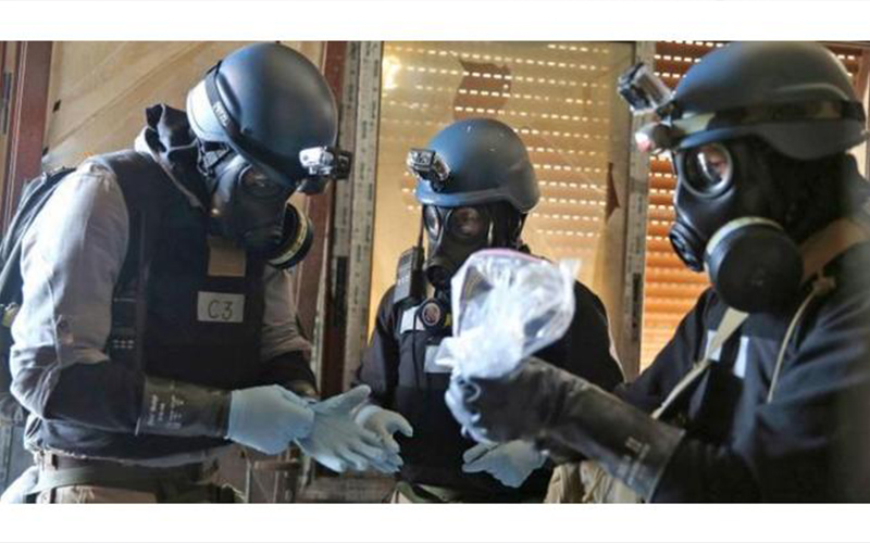 مفتشو الأسلحة الكيميائية في دمشق ويحاولون