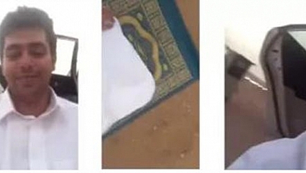 شاب يتوقف أمام (ساهر) ويقرر الصلاة
