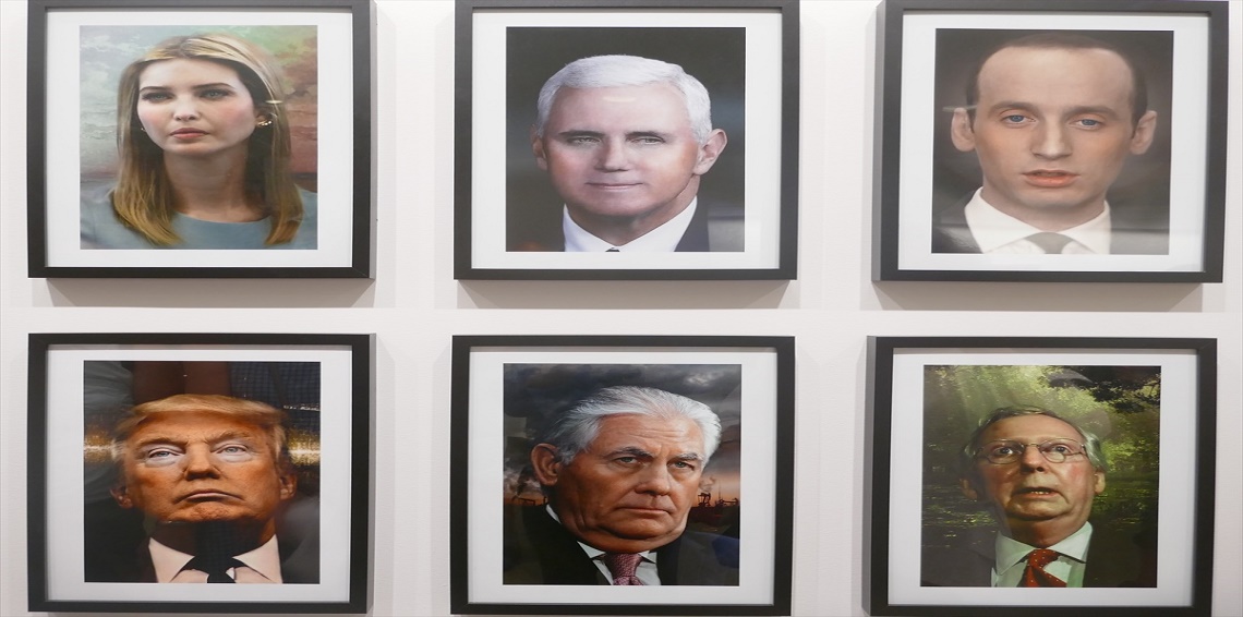 افتتاح معرض صور “مخيفة” لترامب وإدارته