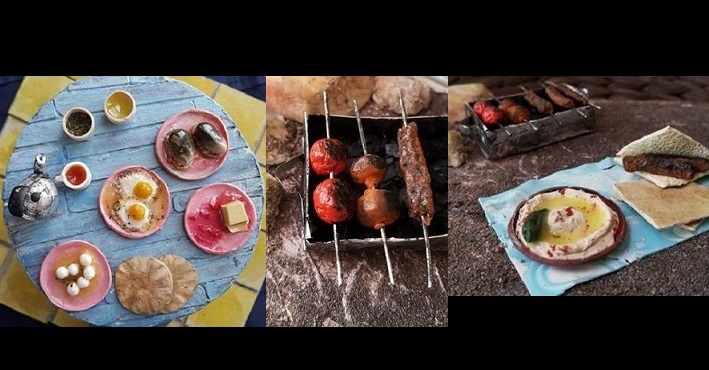 بالصور.. مجسمات ثلاثية الابعاد لأكلات أردنية