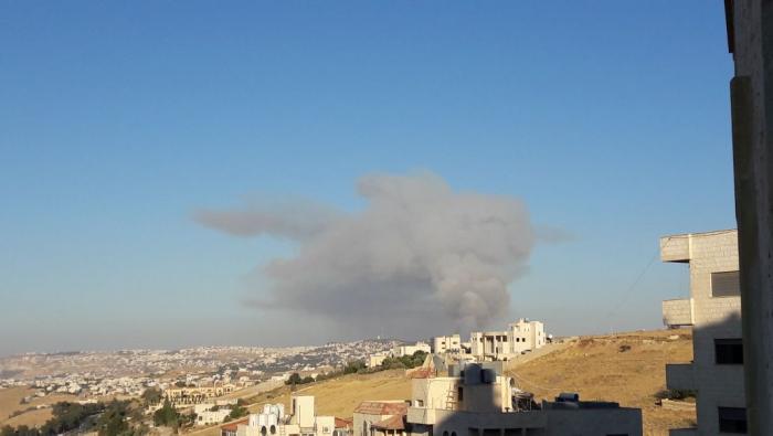 صويلح.. حريق يأتي على 5 دونمات