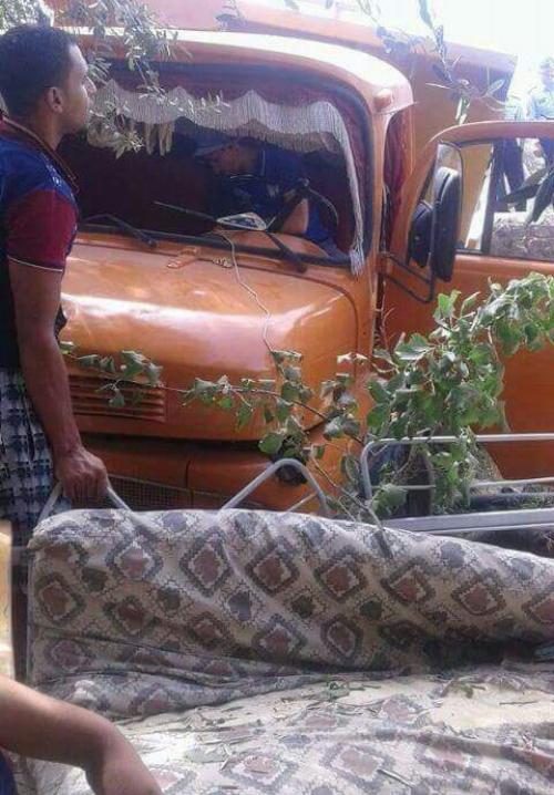 اصابة شخص اثر تصادم في الطفيلة