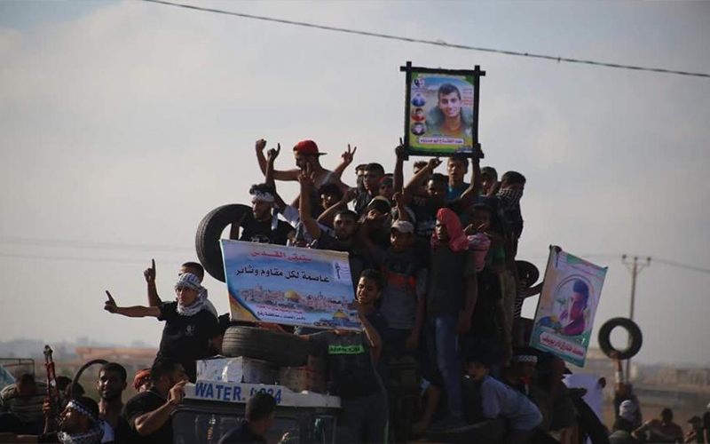 استشهاد شاب فلسطيني شرق غزة