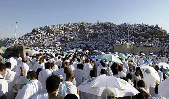 ضيوف الرحمن يتوافدون على صعيد عرفات