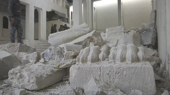 متحف الموصل بيد القوات العراقية لكن