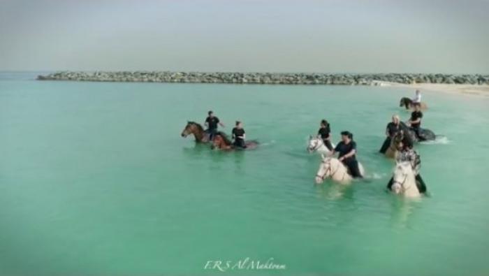 أميرات دبي يستعرضن فروسيتهن.. صور