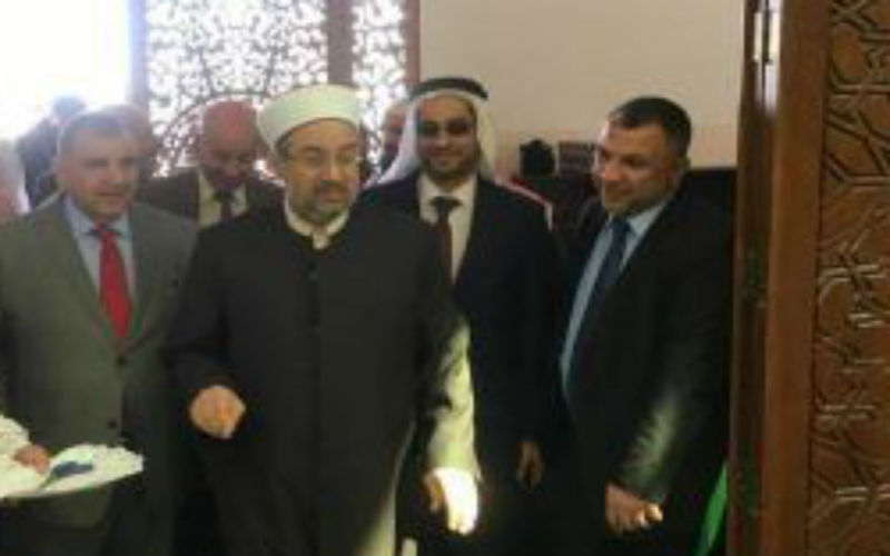 وزير الاوقاف يفتتح مسجد quotرضا الوالدينquot