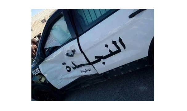 حادث تصام بين دورية نجدة وبكب