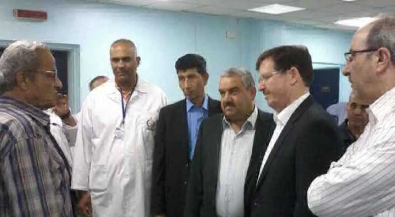 وزير الصحة يتفقد مستشفى الاميرة بسمة