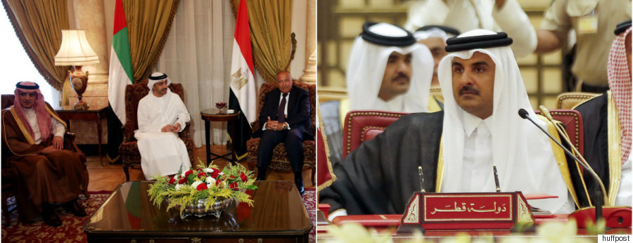 أمير قطر يتهم رسميا دول الحصار