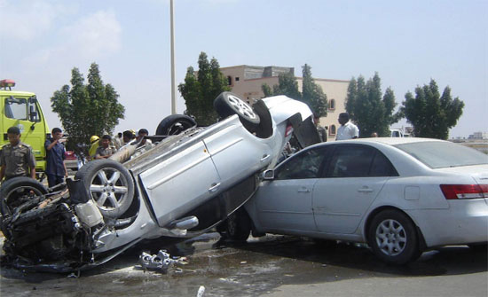 وفاتان بحادث تصادم في المفرق
