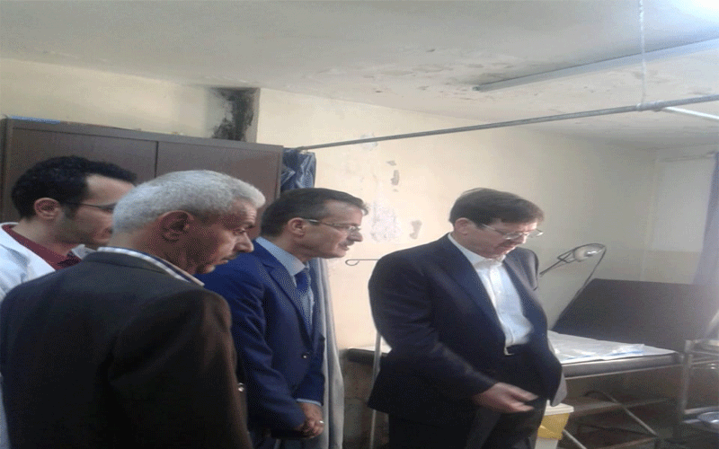 وزير الصحة يتفقد مركز صحي النزهة