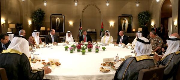 الملك يستقبل الشيخ حمدان بن راشد