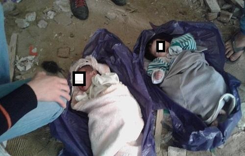 بالفيديو.. العثور على جثتين لطفلين بالقرب