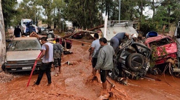 اليونان: حداد وطني إثر فيضانات أوقعت