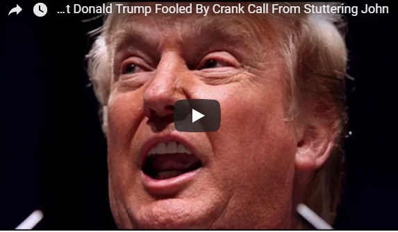 فنان كوميدي يدعي إيقاع ترامب بإحدى